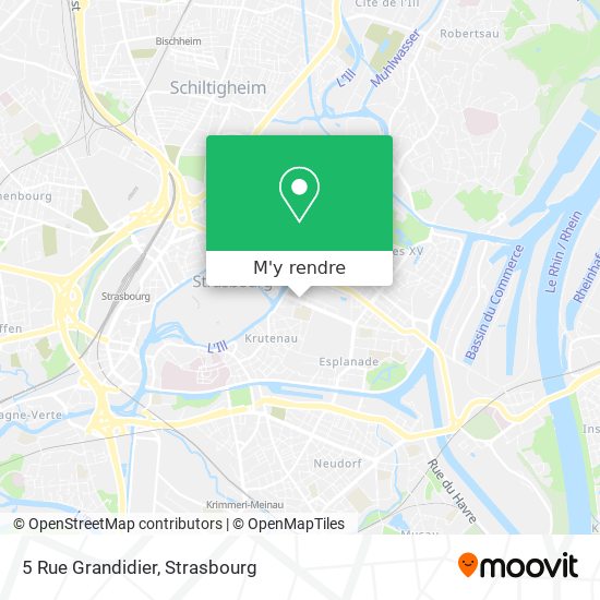 5 Rue Grandidier plan