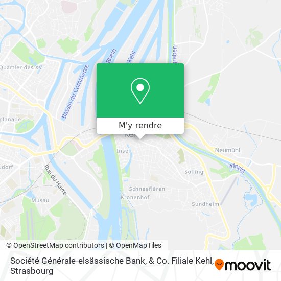 Société Générale-elsässische Bank, & Co. Filiale Kehl plan