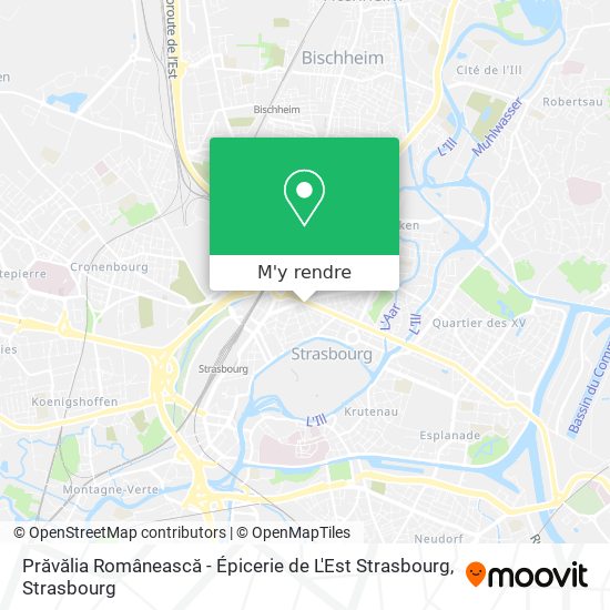 Prăvălia Românească - Épicerie de L'Est Strasbourg plan