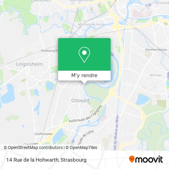 14 Rue de la Hohwarth plan