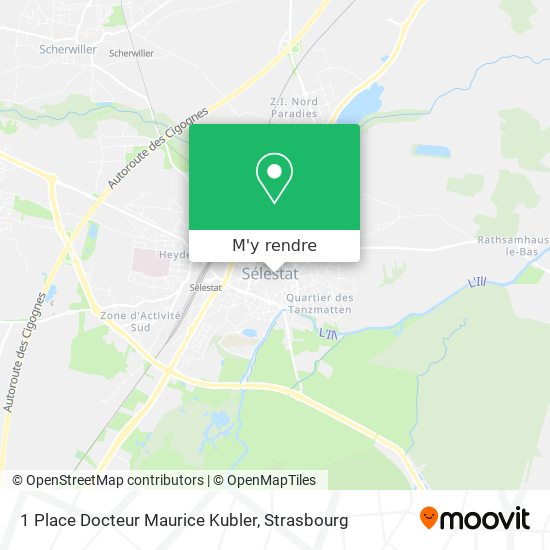 1 Place Docteur Maurice Kubler plan