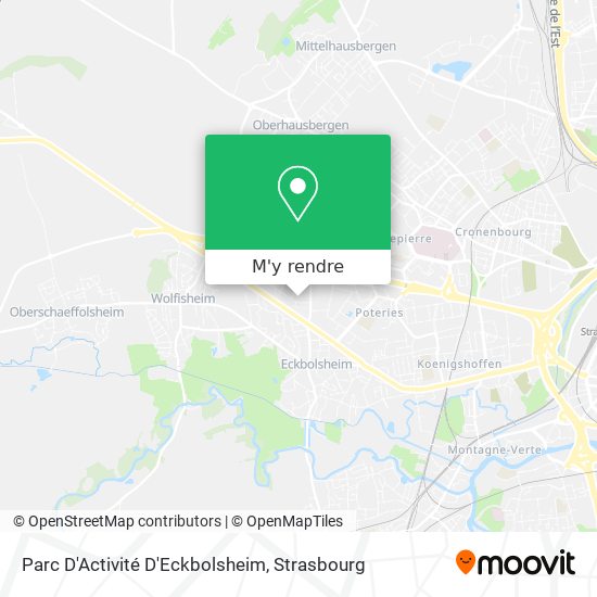 Parc D'Activité D'Eckbolsheim plan