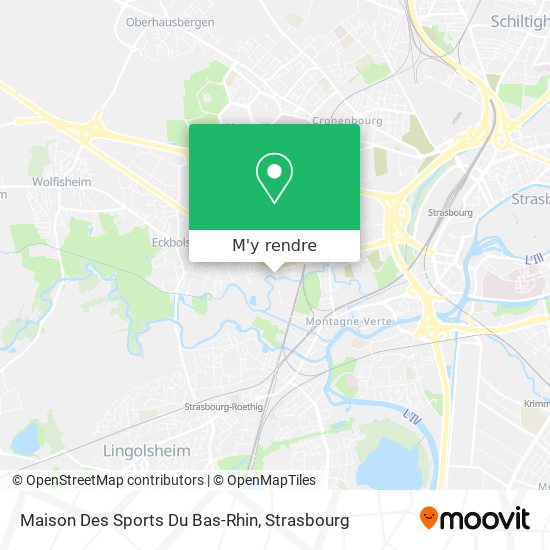 Maison Des Sports Du Bas-Rhin plan