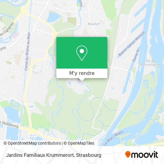 Jardins Familiaux Krummerort plan