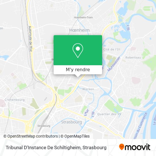Tribunal D'Instance De Schiltigheim plan