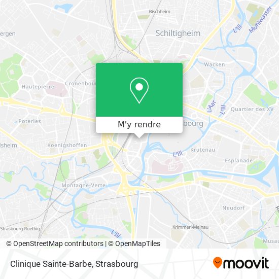 Clinique Sainte-Barbe plan