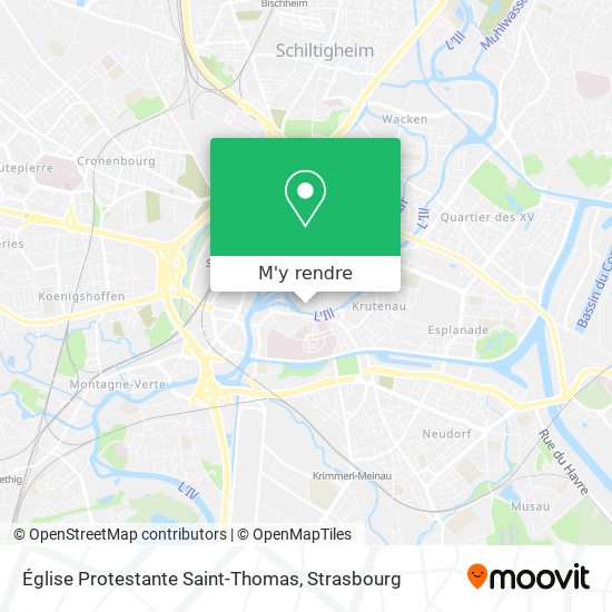 Église Protestante Saint-Thomas plan