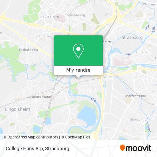 Collège Hans Arp plan
