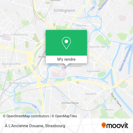 À L'Ancienne Douane plan