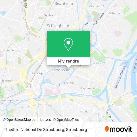Théâtre National De Strasbourg plan