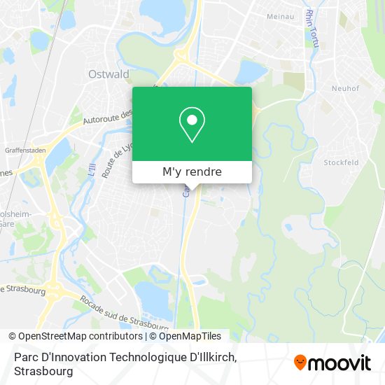 Parc D'Innovation Technologique D'Illkirch plan