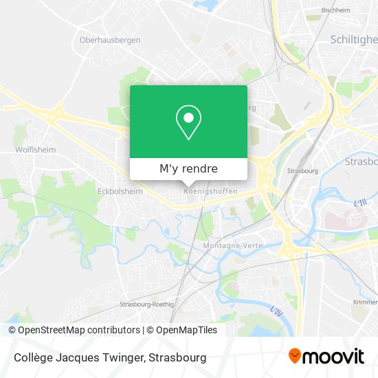 Collège Jacques Twinger plan