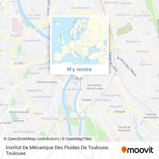 Institut De Mécanique Des Fluides De Toulouse plan