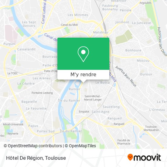 Hôtel De Région plan