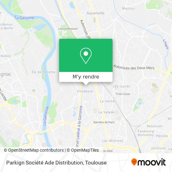 Parkign Société Ade Distribution plan