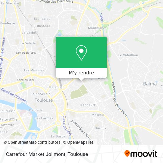 Carrefour Market Jolimont plan