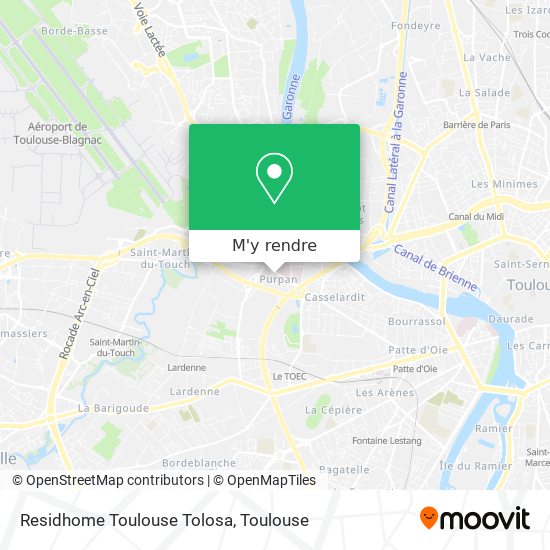Residhome Toulouse Tolosa plan