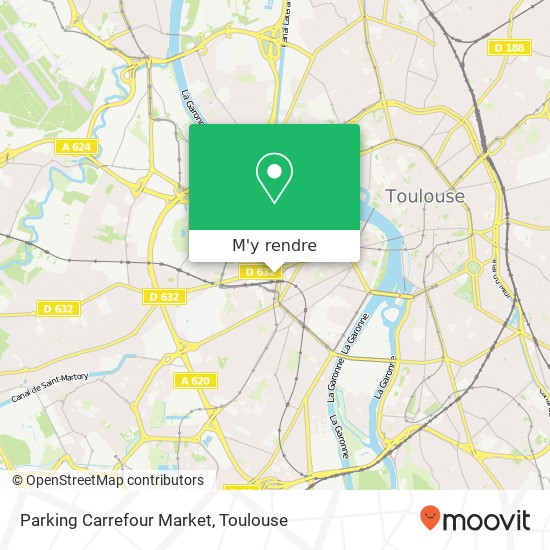 Parking Carrefour Market plan