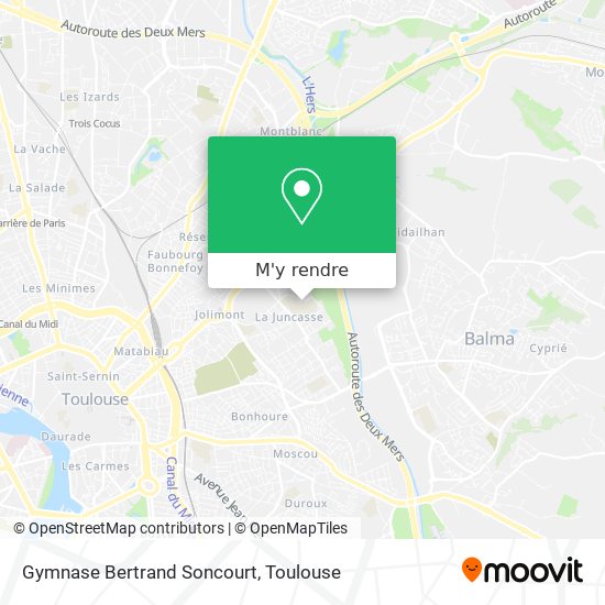Gymnase Bertrand Soncourt plan