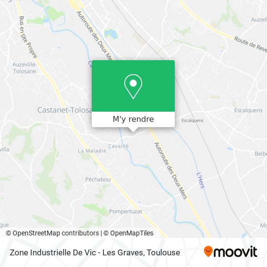 Zone Industrielle De Vic - Les Graves plan