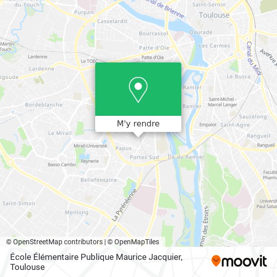 École Élémentaire Publique Maurice Jacquier plan