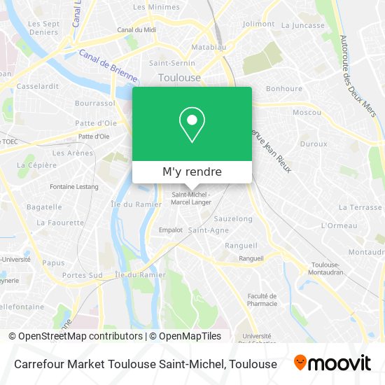 Carrefour Market Toulouse Saint-Michel plan