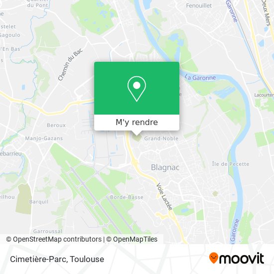 Cimetière-Parc plan