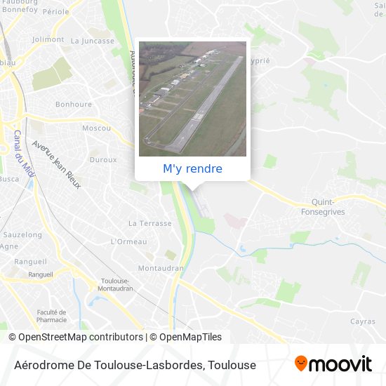 Aérodrome De Toulouse-Lasbordes plan