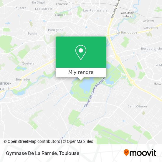 Gymnase De La Ramée plan