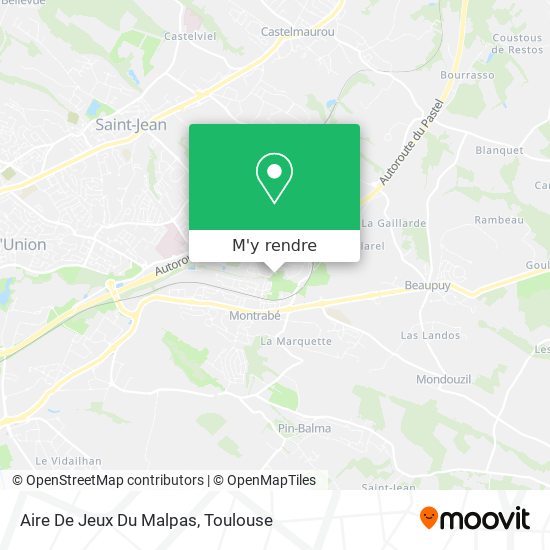 Aire De Jeux Du Malpas plan