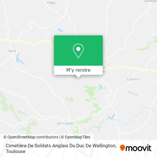Cimetière De Soldats Anglais Du Duc De Wellington plan