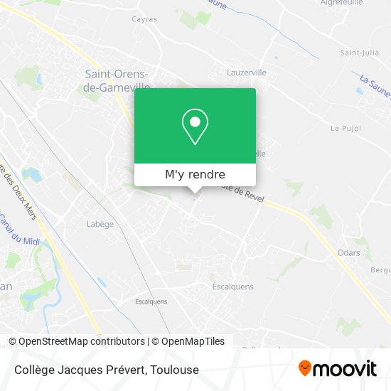 Collège Jacques Prévert plan