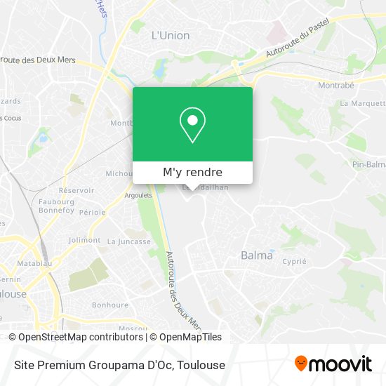 Site Premium Groupama D'Oc plan