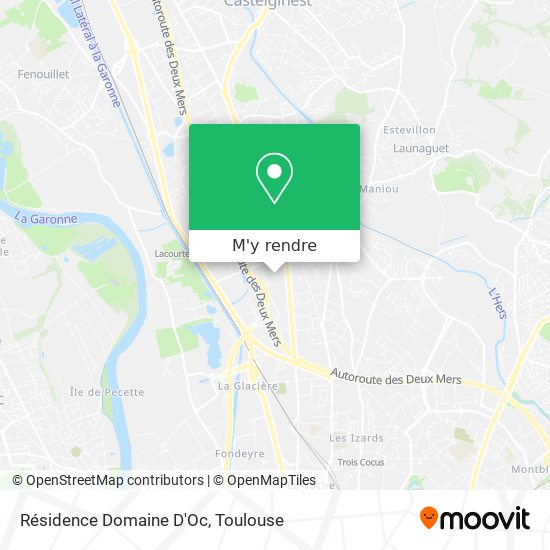 Résidence Domaine D'Oc plan