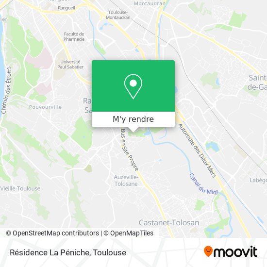 Résidence La Péniche plan