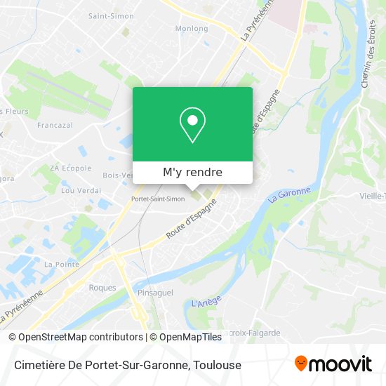 Cimetière De Portet-Sur-Garonne plan