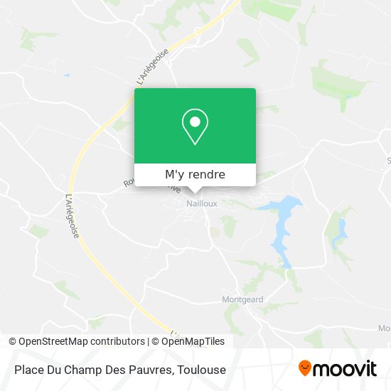 Place Du Champ Des Pauvres plan