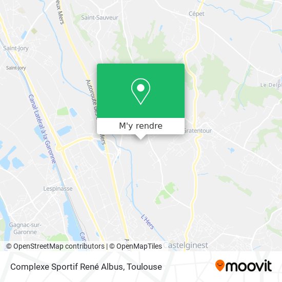Complexe Sportif René Albus plan