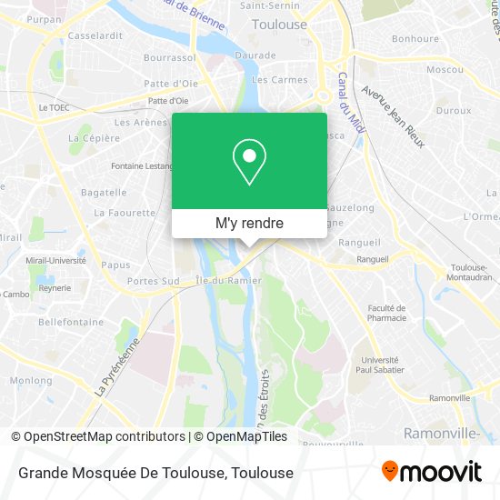 Grande Mosquée De Toulouse plan