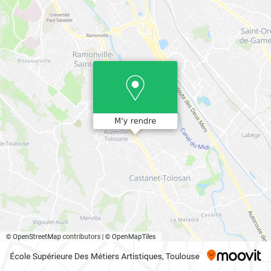 École Supérieure Des Métiers Artistiques plan