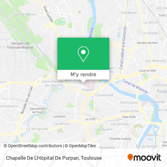 Chapelle De L'Hôpital De Purpan plan