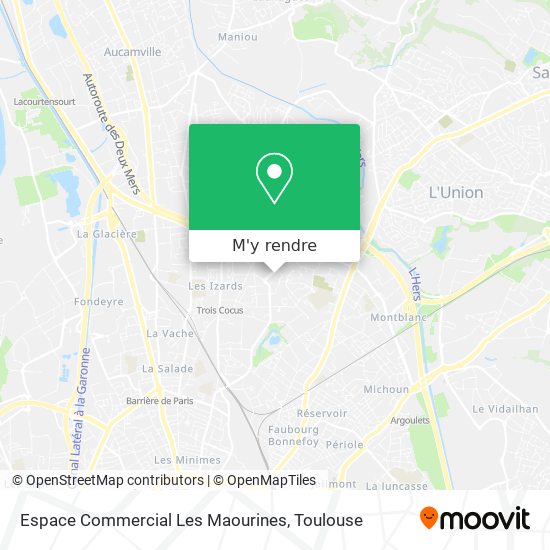 Espace Commercial Les Maourines plan