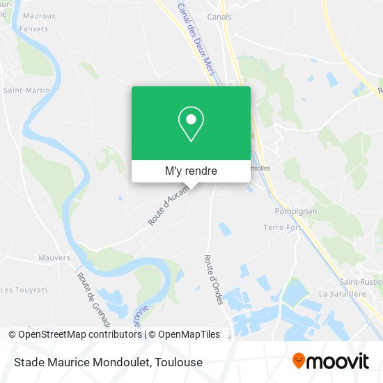 Stade Maurice Mondoulet plan