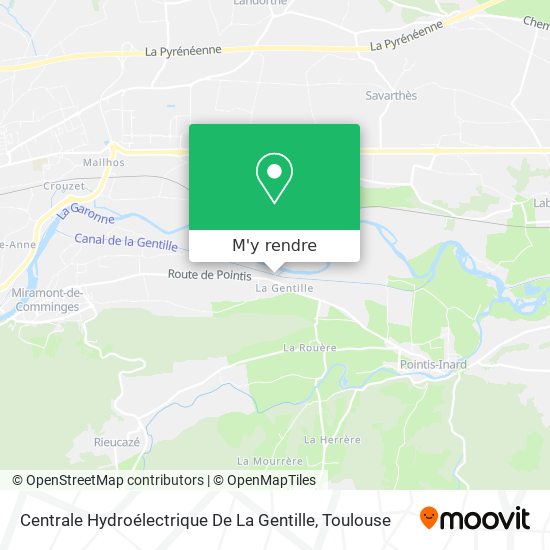 Centrale Hydroélectrique De La Gentille plan