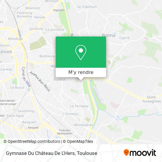 Gymnase Du Château De L'Hers plan