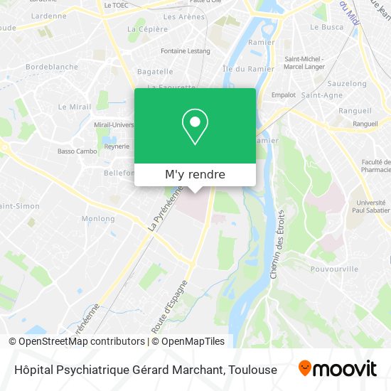 Hôpital Psychiatrique Gérard Marchant plan