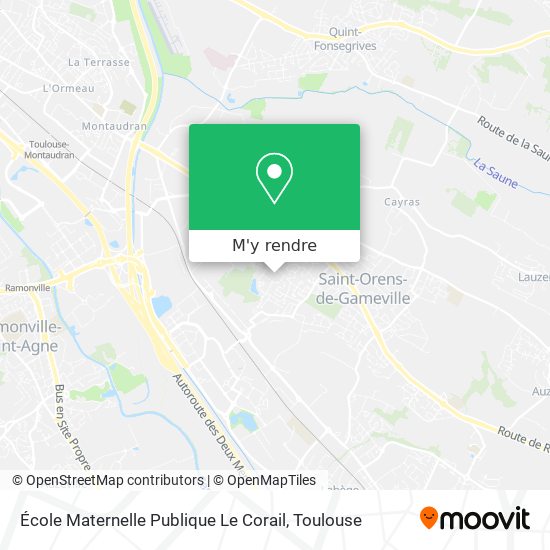 École Maternelle Publique Le Corail plan