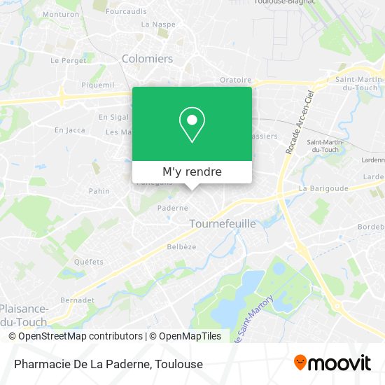 Pharmacie De La Paderne plan