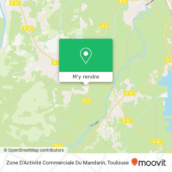 Zone D'Activité Commerciale Du Mandarin plan