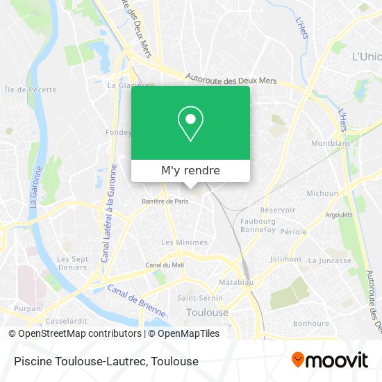 Piscine Toulouse-Lautrec plan